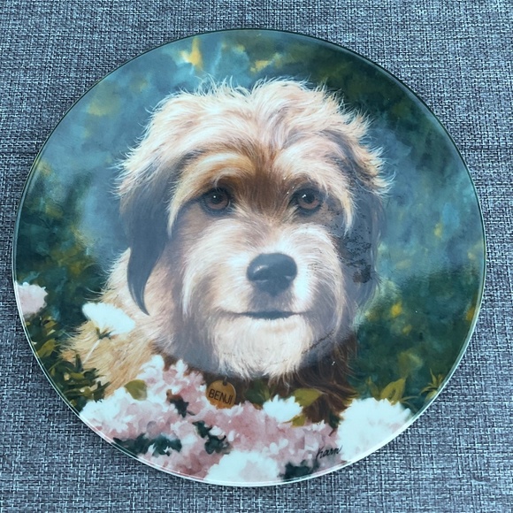 Vintage Benji the Movie Star Dog Collector Plate 1982 Numbered Edition EUC - Picture 2 of 10